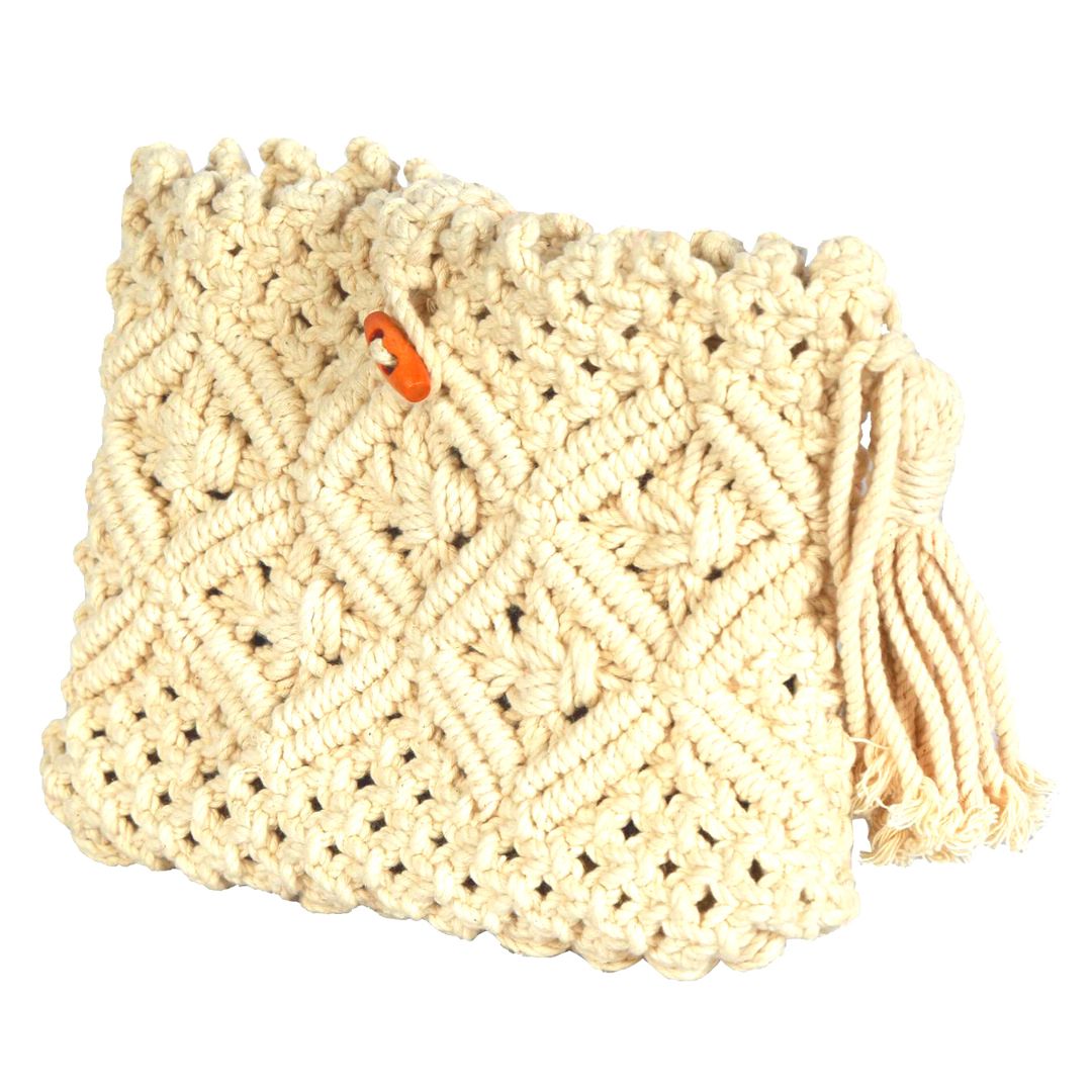 BBAMSO Handmade Macrame Clutch Bags